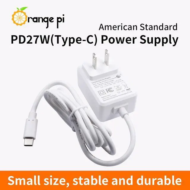 Alt view image 2 of 6 - Orange Pi 5 Pro PD27W 5V5A Type-C Power Supply Adapter for Orange Pi 5 Pro, Orange Pi 5 Plus, Orange Pi 5 Max, Orange Pi CM5, Multiple Circuit Protection USB C Charger Transformer Compatible