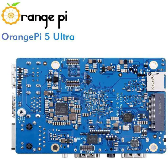 Alt view image 4 of 7 - Orange Pi 5 Ultra 16GB RAM LPDDR5 Rockchip RK3588 Development Board, 8K Video Decoding 2.4GHz Frequency M.2 PCIE 2.5G LAN Wi-Fi 6E+BT 5.3/BLE Single Board Computer