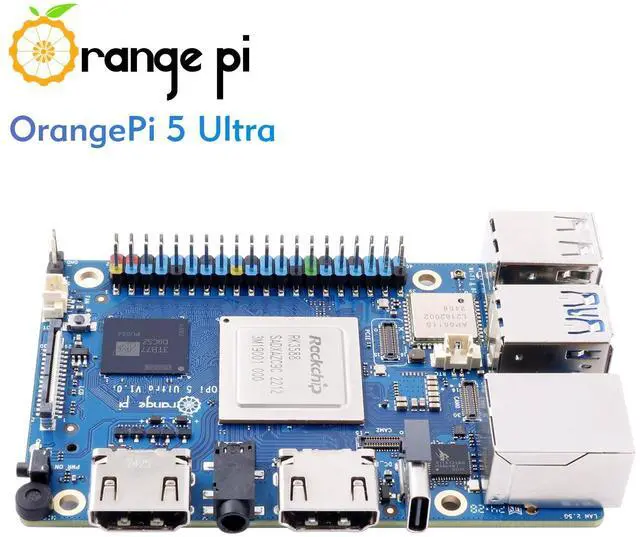Alt view image 6 of 7 - Orange Pi 5 Ultra 8GB RAM 6TOPS LPDDR5 Rockchip RK3588 Development Board, 8K Video Decoding 2.4GHz Frequency M.2 PCIE 2.5G LAN Wi-Fi 6E+BT 5.3/BLE Single Board Computer (8G+Supply)