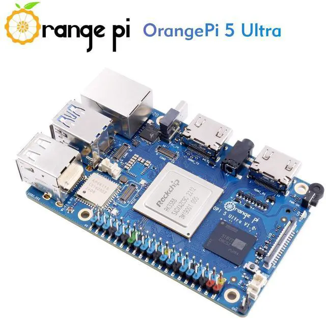 Alt view image 6 of 7 - Orange Pi 5 Ultra 16GB RAM LPDDR5 Rockchip RK3588 Development Board, 8K Video Decoding 2.4GHz Frequency M.2 PCIE 2.5G LAN Wi-Fi 6E+BT 5.3/BLE Single Board Computer