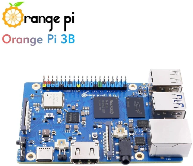Alt view image 6 of 7 - Orange Pi 3B 8G V2.1 Version RK3566 Quad Core 64 Bit Single Board Computer, 1.8 GHz Frequency WiFi Bluetooth Open Source Board Run Orange Pi OS, Android, Debian, Ubuntu, OpenHarmony (Pi 3B 8GB)