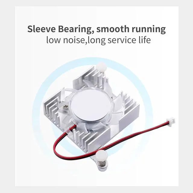 Alt view image 5 of 7 - Orange Pi 5 Plus Aluminum Cooling Fan, Only for Orange Pi 5 Plus Development Board Single Board Computer