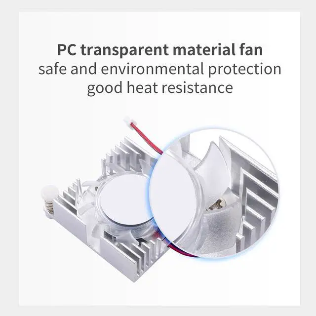 Alt view image 7 of 7 - Orange Pi 5 Plus Aluminum Cooling Fan, Only for Orange Pi 5 Plus Development Board Single Board Computer