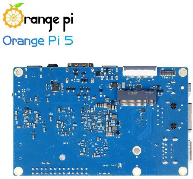 Alt view image 3 of 6 - Orange Pi 5 8G Rockchip RK3588S 8 Core 64 Bit Single Board Computer, 2.4GHz Frequency Open Source Development Board Mini PC Desktop Run Orange Pi OS, Android12, Debian11