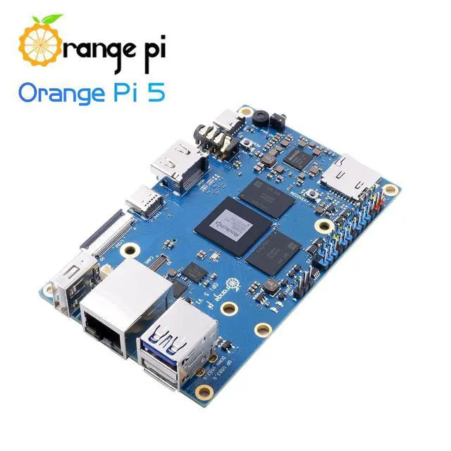 Alt view image 4 of 6 - Orange Pi 5 8G Rockchip RK3588S 8 Core 64 Bit Single Board Computer, 2.4GHz Frequency Open Source Development Board Mini PC Desktop Run Orange Pi OS, Android12, Debian11
