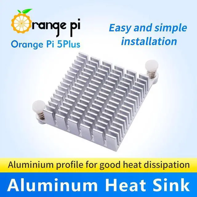 Alt view image 4 of 7 - Orange Pi 5 Plus Aluminum Heat Sink, Only Compatible Orange Pi 5 Plus and Orange Pi 5 V1.3.2 Single Board Computer