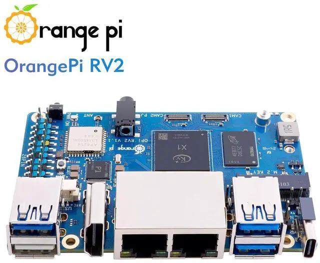 Alt view image 5 of 7 - Orange Pi RV2 4GB RAM LPDDR4X RISC V 8 Core 2Tops Al Arithmetic Power Development Board, Wi-Fi 5+BT 5 with BLE Support Single Board Computer Run Ubuntu24.04 (4GB+Supply)