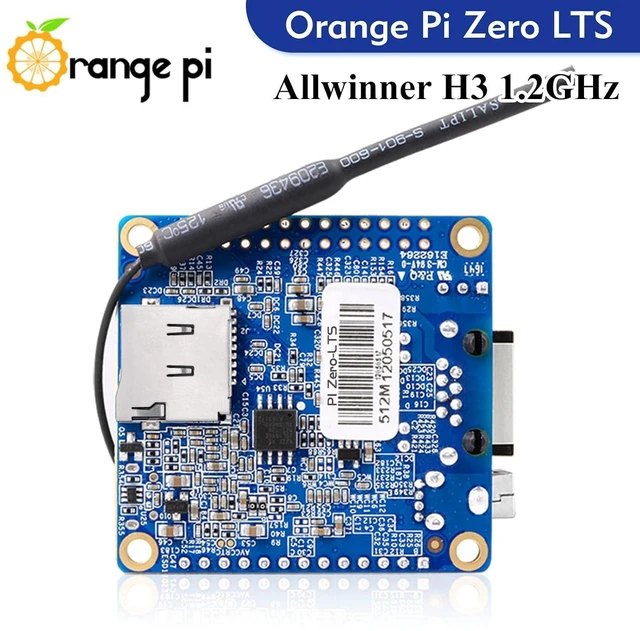 Alt view image 2 of 6 - Orange Pi Zero LTS AllWinner H3 512MB Quad-Core, Open-Source Single Board Computer, Run Android, Ubuntu, Debian Image