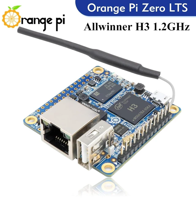 Alt view image 3 of 6 - Orange Pi Zero LTS AllWinner H3 512MB Quad-Core, Open-Source Single Board Computer, Run Android, Ubuntu, Debian Image