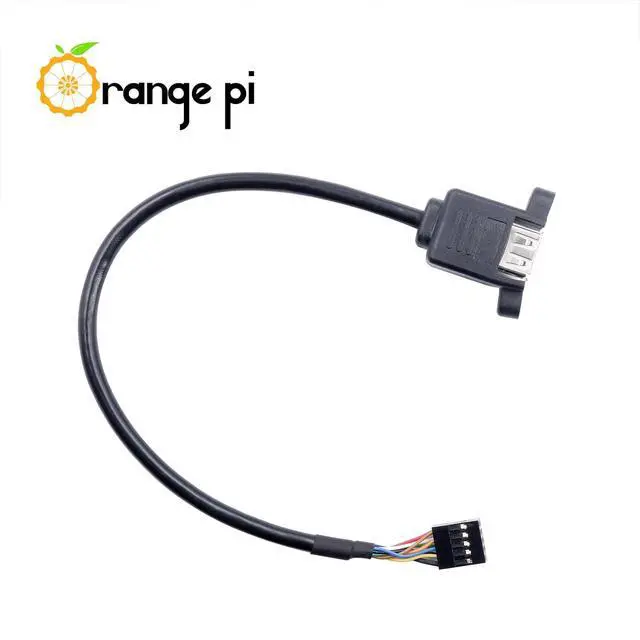 Alt view image 2 of 7 - Generic Orange Pi 5 Pro USB 2.0 to Serial (9 Pin) Converter Cable, Motherboard 9 Pin to USB2.0 Two-Port Extension Series Cable Compatible with Orange Pi 5 Pro