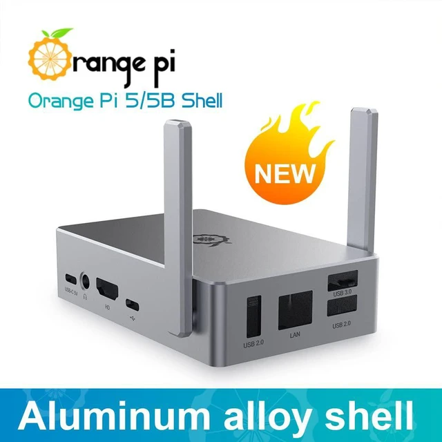 Alt view image 6 of 7 - Orange Pi 5/5B Metal Protective Case - Compatible with Orange Pi 5/5B Single Board Computer