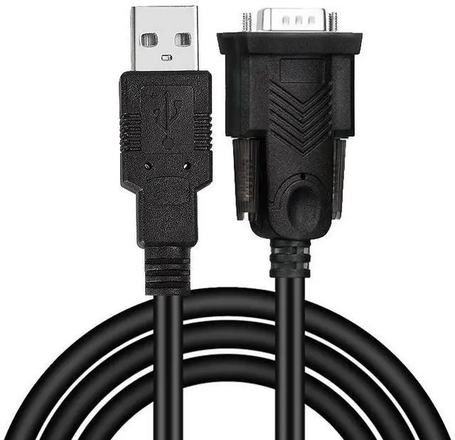 Main image of USB to RS232 universal serial cable USB to DB9 pin COM debugging cable PLC engraving machine communication data cable 1.5m