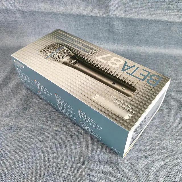 Alt view image 5 of 5 - BETA87A 87A high-end wired condenser microphone with super cardioid stage professional recording microphone