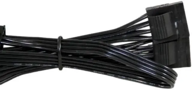 Alt view image 4 of 5 - 6Pin to 4x Molex IDE 4Pin Straight, Peripheral Perif PATA Power Cable for Seasonic PRIME Platinum 1600W 1300W 1200W 1000W 850W