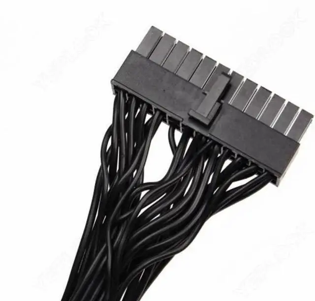 Main image of 10Pin+18Pin to 24Pin 20+4Pin Power Supply Cable Flat For CoolerMaster MWE V2 Gold Fully Modular 550W 650W 750W 850W 1050W 1250W