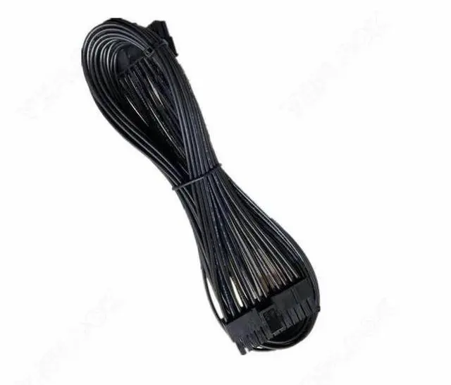 Alt view image 2 of 6 - 10Pin+18Pin to 24Pin 20+4Pin Power Supply Cable Flat For CoolerMaster MWE V2 Gold Fully Modular 550W 650W 750W 850W 1050W 1250W