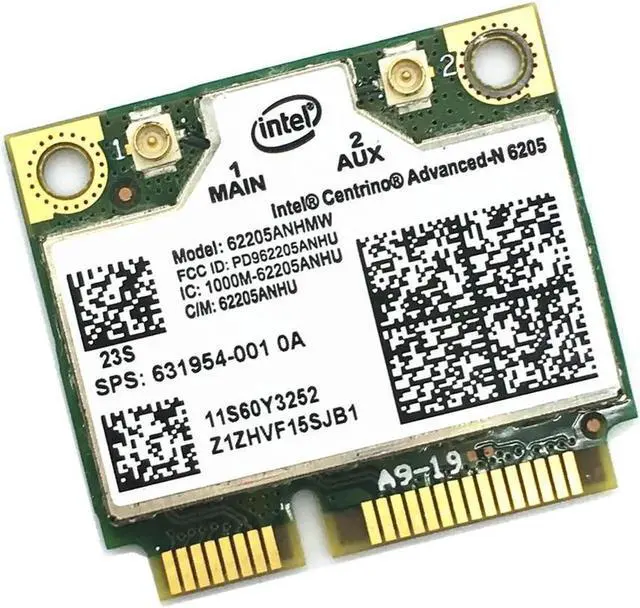 Main image of For Centrino Advanced-N Intel 6205 62205HMW Wireless Wifi Card for x220 x220i T420 60Y3253