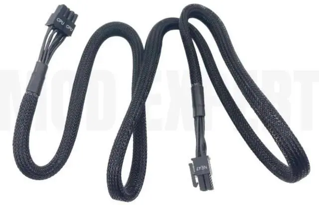 Alt view image 3 of 6 - EPS/ATX12V 8pin 4+4pin CPU Power Supply Cable for Seasonic KM3 Series X-750 X-850 SS-1050XP3 M12II Evo Series 620 650 750 850 Snow Silent 750 1050 FOCUS PLUS Gold SSR-850FX