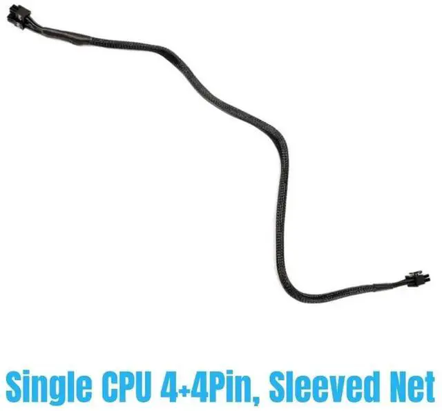 Alt view image 5 of 6 - EPS/ATX12V 8pin 4+4pin CPU Power Supply Cable for Seasonic KM3 Series X-750 X-850 SS-1050XP3 M12II Evo Series 620 650 750 850 Snow Silent 750 1050 FOCUS PLUS Gold SSR-850FX