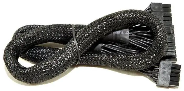 Alt view image 4 of 5 - 18+10Pin to 24Pin ATX 20+4Pin MB Main Motherboard Power Supply Cable for Seasonic PRIME Ultra Platinum PX-1000, PX-850, PX-750, PX-650, PX-550 Modular Power, Sleeved Net 60CM 18AWG