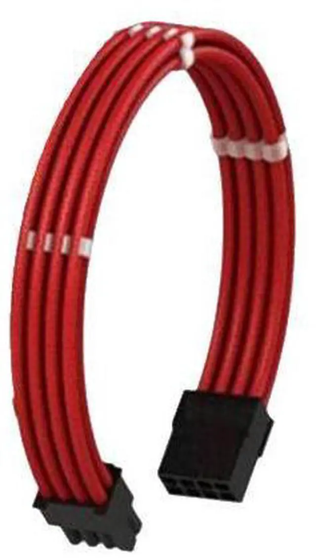 Alt view image 3 of 7 - Power module cable, motherboard cable, graphics card extension cable, silicone cable cover, braided wire, complete power module, total length 25CM All white