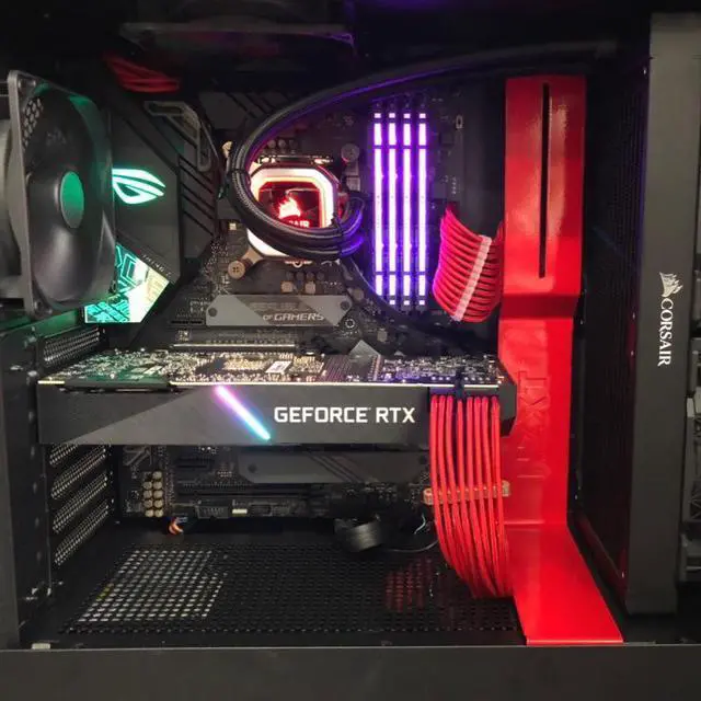 Alt view image 5 of 7 - Power module cable, motherboard cable, graphics card extension cable, silicone cable cover, braided wire, complete power module, total length 25CM All white