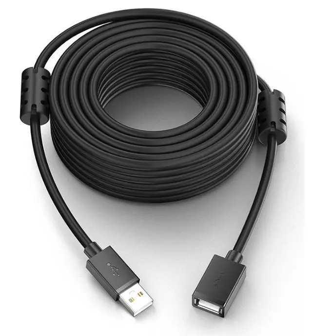 Alt view image 6 of 6 - USB 2.0 extension cable (male to female) complete set of USB data cable for computer, USB flash drive, mouse, extended USB cable