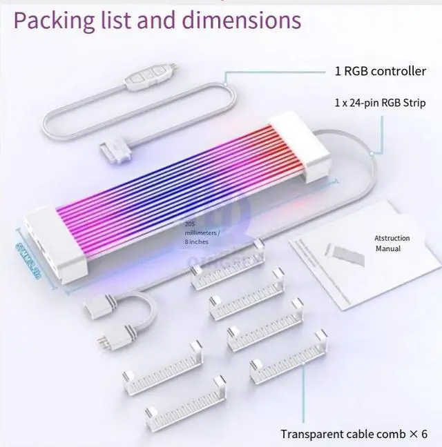 Alt view image 4 of 6 - Godlight synchronous ARGB soft light panel - Power lines of motherboard and graphics card glow