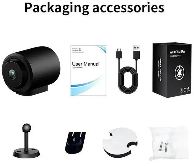 Alt view image 4 of 7 - best-selling, Cl high-definition night vision camera for home security, WiFi monitoring, child care recording,small camera