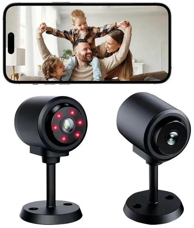 Alt view image 3 of 7 - best-selling, Cl high-definition night vision camera for home security, WiFi monitoring, child care recording,small camera