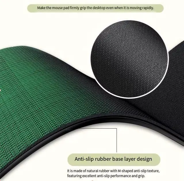 Alt view image 2 of 5 - Cute cat mouse pad - Extra large, creative cartoon mouse pad for girls, computer keyboard pad for office desk, large size, anti-slip, 35.43 x 15.75 inches 6