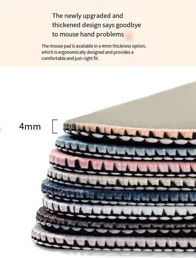 Alt view image 4 of 5 - Cute e-sports cat ear mouse pad - Extra large gaming cartoon computer keyboard pad - Personalized creative office desk pad - Customized 35.43 x 15.75 inches 9