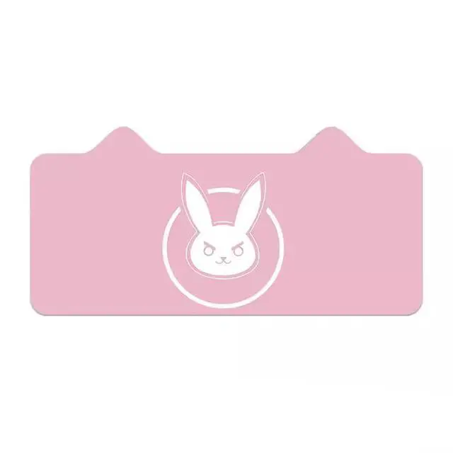 Main image of Cute e-sports cat ear mouse pad - Extra large gaming cartoon computer keyboard pad - Personalized creative office desk pad - Customized 35.43 x 15.75 inches 6