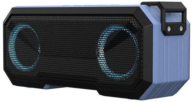 Alt view image 2 of 7 - Wireless Bluetooth speaker with calendar alarm clock, temperature display, desktop multi-functional Bluetooth speaker red