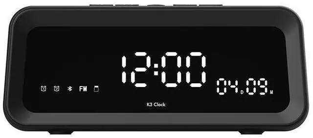 Main image of Wireless Bluetooth speaker with calendar alarm clock, temperature display, desktop multi-functional Bluetooth speaker