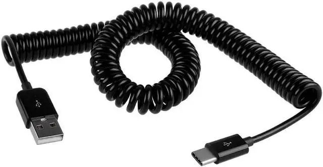 Alt view image 4 of 5 - Stretch 3m USB-C 3.1 Type C Male to Standard USB 2.0 A Male Data Cable for Nokia N1 Tablet & Mobile Phone UC-318-BK-3.0M