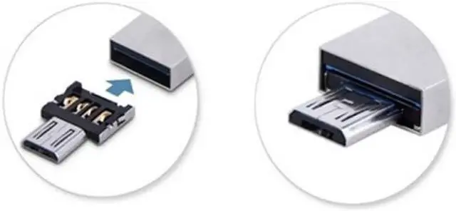 Alt view image 2 of 7 - Mini Size USB 3.0 to Micro SD SDXC TF Card Reader with Micro USB 5pin OTG Adapter for Tablet / Cell Phone GT-186/U3-286-BK