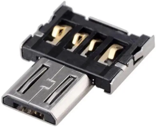 Alt view image 3 of 7 - Mini Size USB 3.0 to Micro SD SDXC TF Card Reader with Micro USB 5pin OTG Adapter for Tablet / Cell Phone GT-186/U3-286-BK