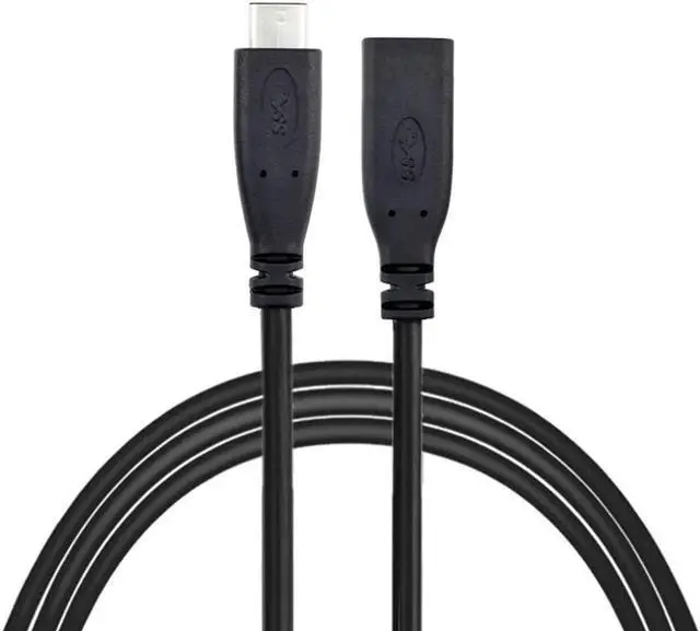 Main image of USB-C USB 3.1 Type C Male to Female Extension Data Cable for Laptop & Macbook Tablet Mobile Phone 1m UC-218-BK-1.0M