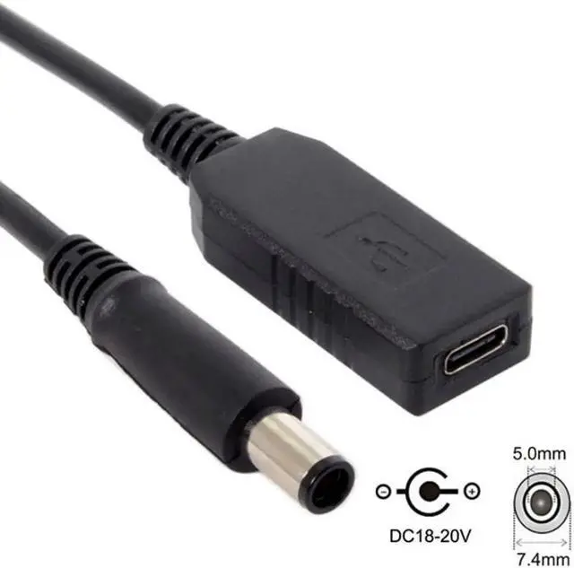 Main image of USB 3.1 Type C USB-C to 7.4*5.0mm Plug Cable UC-103