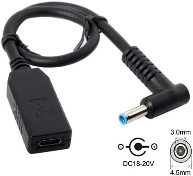 Alt view image 2 of 7 - USB 3.1 Type C USB-C to 4.5*3.0mm Plug Cable UC-102