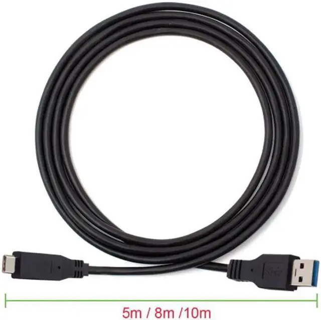 Main image of 8m USB-C USB 3.1 Type C Male to USB3.0 Type A Male Data GL3523 Repeater Cable for Tablet & Phone & Hard Disk Drive UC-199-BK-8.0M