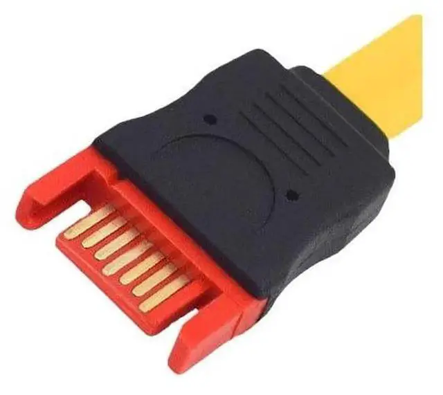 Alt view image 4 of 4 - SATA7P male-to-female extension cable for hard drive dataline, serial port hard drive extension cable, 50cm long