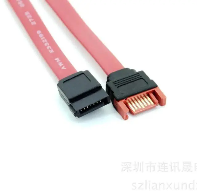 Alt view image 2 of 4 - SATA7P male-to-female extension cable for hard drive dataline, serial port hard drive extension cable, 50cm long