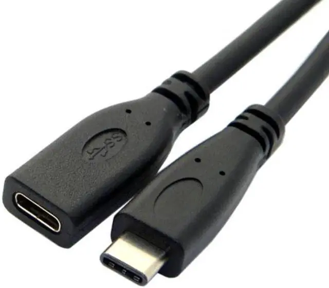 Alt view image 4 of 7 - USB-C USB 3.1 Type C Male to Female Extension Data Cable for Mac Tablet Mobile Phone 20cm 6.6"feet