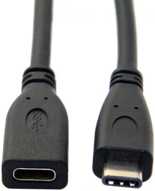 Alt view image 6 of 7 - USB-C USB 3.1 Type C Male to Female Extension Data Cable for Mac Tablet Mobile Phone 20cm 6.6"feet