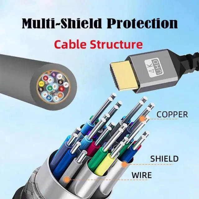 Alt view image 7 of 7 - HDMI 2.0 Male to HDMI Male 4K 60hz Stretch Coiled Cable Left Angled 90 Degree for HDTV Computer Laptop Monitor