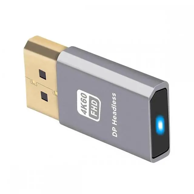 Main image of 4K@60Hz DP Virtual Display Displayport Active Adapter Dummy Plug Headless Ghost Emulator 1080p@120Hz