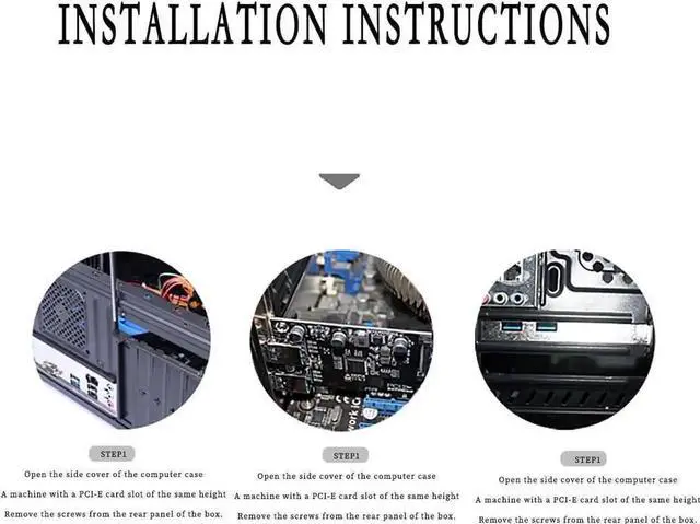 Alt view image 6 of 7 - PH65CC PCIE3.0 to USB3.1 + USB-C Expansion Card 10Gbps with Full and Half Baffle Support PCI-E X4 X8 X16