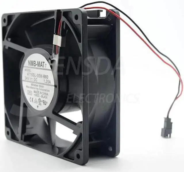 Alt view image 4 of 4 - For NMB 4715SL-05W-B60 12038 DC 24V IP55 1.20A waterproof axial cooling fan